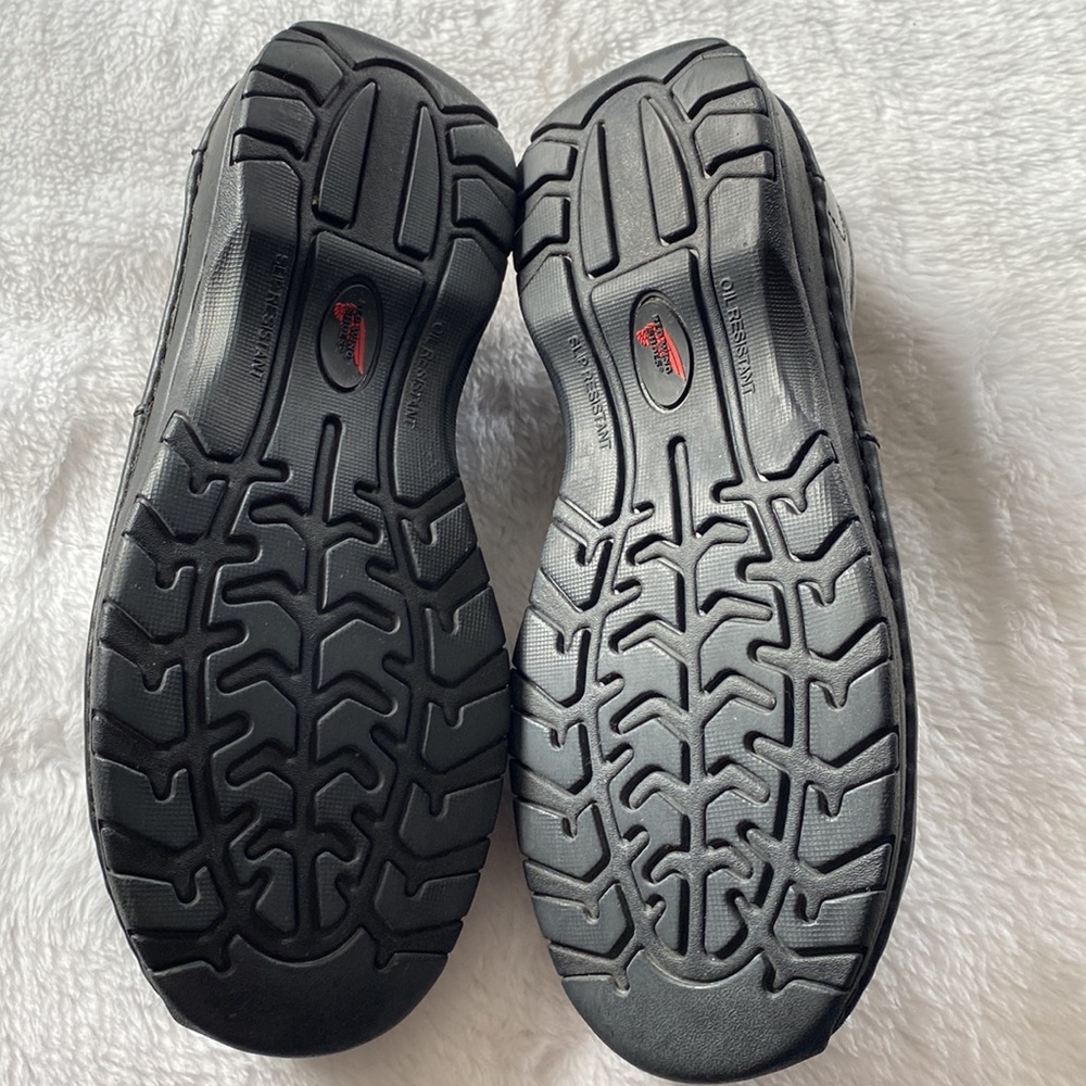 Men’s Red Wing Slip-On Safety Toe Shoes. Size 8.5, Black - Picture 10 of 12